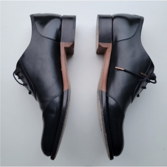 The Office of Angela Scott Mr. Evans Wingtip Oxford Shoe Loafer Black size 40 - Picture 7 of 12